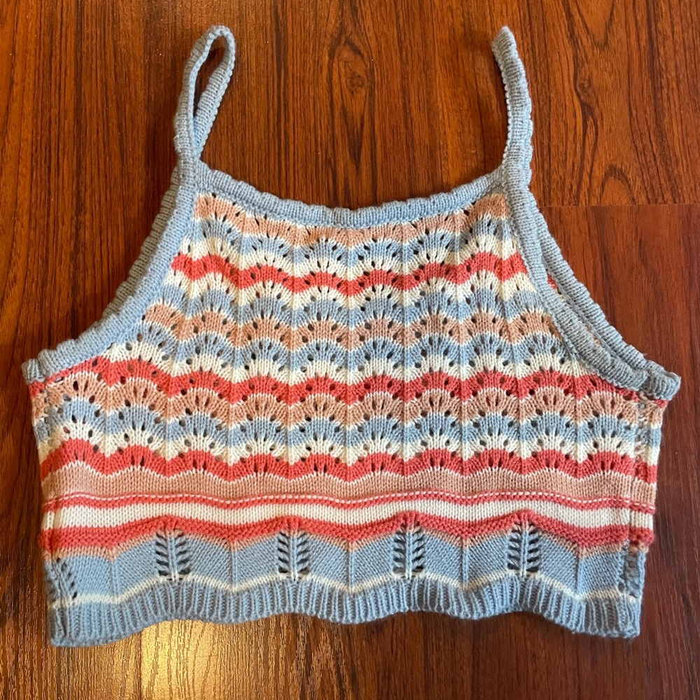 Knit Crop Top - Multicolor
